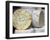 Traditional Cheese for Sale in Borough Market, London-Julian Love-Framed Photographic Print