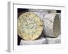 Traditional Cheese for Sale in Borough Market, London-Julian Love-Framed Photographic Print