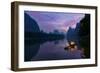 Traditional Chinese cormorant fisherman, Li River, near Xingping, China-Adam Jones-Framed Photographic Print