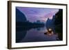 Traditional Chinese cormorant fisherman, Li River, near Xingping, China-Adam Jones-Framed Photographic Print