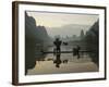 Traditional Chinese Fisherman with Cormorants, Li River, Guilin, China-Adam Jones-Framed Photographic Print