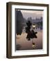 Traditional Chinese Fisherman with Cormorants, Li River, Guilin, China-Adam Jones-Framed Photographic Print