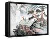 Traditional Chinese Painting , Landscape-aslysun-Framed Stretched Canvas