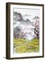 Traditional Chinese Painting , Landscape-aslysun-Framed Art Print