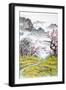 Traditional Chinese Painting , Landscape-aslysun-Framed Art Print