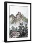 Traditional Chinese Painting , Landscape-aslysun-Framed Art Print