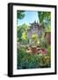 Traditional Chinese Stone Gate-Andreas Brandl-Framed Premium Photographic Print