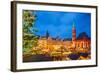 Traditional Christmas Market in Frankfurt, Germany-sborisov-Framed Photographic Print