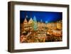 Traditional Christmas Market in the Historic Center of Frankfurt, Germany-S Borisov-Framed Photographic Print