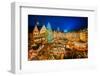 Traditional Christmas Market in the Historic Center of Frankfurt, Germany-S Borisov-Framed Photographic Print