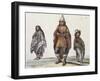 Traditional Clothing of Chilian Indians, South America-null-Framed Giclee Print