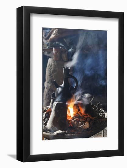 Traditional coffee ceremony in Ethiopia-Godong-Framed Photographic Print