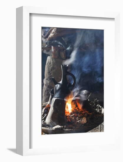 Traditional coffee ceremony in Ethiopia-Godong-Framed Photographic Print