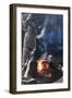 Traditional coffee ceremony in Ethiopia-Godong-Framed Photographic Print