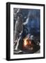 Traditional coffee ceremony in Ethiopia-Godong-Framed Photographic Print