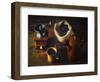 Traditional Coffee Time-George Oze-Framed Photographic Print