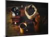 Traditional Coffee Time-George Oze-Mounted Photographic Print