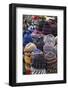 Traditional Colourful Woollen Hats for Sale in Old Square-Martin Child-Framed Photographic Print