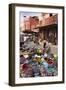 Traditional Colourful Woollen Hats for Sale in Rahba Kedima (Old Square)-Martin Child-Framed Photographic Print