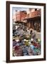 Traditional Colourful Woollen Hats for Sale in Rahba Kedima (Old Square)-Martin Child-Framed Photographic Print