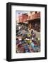 Traditional Colourful Woollen Hats for Sale in Rahba Kedima (Old Square)-Martin Child-Framed Photographic Print