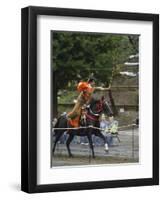 Traditional Costume and Horse, Ceremony for Archery Festival, Tokyo, Japan-Christian Kober-Framed Premium Photographic Print
