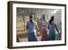 Traditional Costume Being Worn by Spanish Women in Summer Heat and Dust-Felipe Rodríguez-Framed Photographic Print