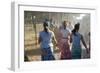Traditional Costume Being Worn by Spanish Women in Summer Heat and Dust-Felipe Rodríguez-Framed Photographic Print