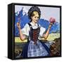 Traditional Costume of Switzerland-null-Framed Stretched Canvas