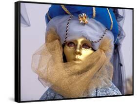 Traditional Costumes, Carnival, Venice, Italy-Sergio Pitamitz-Framed Stretched Canvas