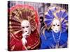 Traditional Costumes, Carnival, Venice, Italy-Sergio Pitamitz-Stretched Canvas