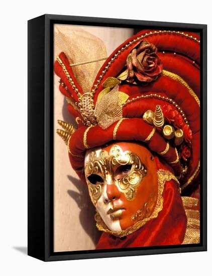 Traditional Costumes, Carnival, Venice, Italy-Sergio Pitamitz-Framed Stretched Canvas