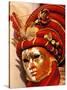 Traditional Costumes, Carnival, Venice, Italy-Sergio Pitamitz-Stretched Canvas