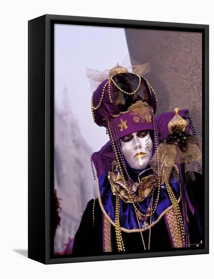 Traditional Costumes, Carnival, Venice, Italy-Sergio Pitamitz-Framed Stretched Canvas