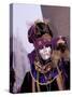 Traditional Costumes, Carnival, Venice, Italy-Sergio Pitamitz-Stretched Canvas