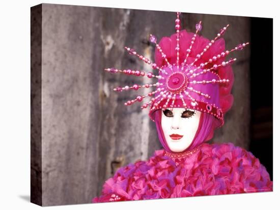 Traditional Costumes, Carnival, Venice, Italy-Sergio Pitamitz-Stretched Canvas