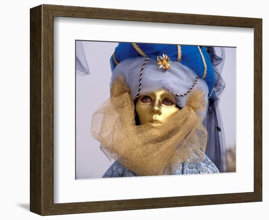 Traditional Costumes, Carnival, Venice, Italy-Sergio Pitamitz-Framed Photographic Print