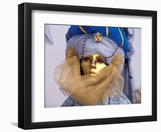 Traditional Costumes, Carnival, Venice, Italy-Sergio Pitamitz-Framed Photographic Print