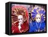 Traditional Costumes, Carnival, Venice, Italy-Sergio Pitamitz-Framed Stretched Canvas