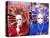 Traditional Costumes, Carnival, Venice, Italy-Sergio Pitamitz-Stretched Canvas