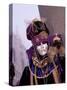 Traditional Costumes, Carnival, Venice, Italy-Sergio Pitamitz-Stretched Canvas