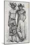 Traditional Costumes from Tahiti, 1880-null-Mounted Giclee Print