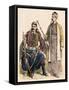 Traditional Costumes from the Middle East: Libyan Prince (Left), Lebanon and Muslim Man from Damasc-null-Framed Stretched Canvas