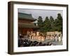 Traditional Costumes of Jidai Festival, Festival of the Ages, Heian Jingu Shrine, Kyoto, Japan-Christian Kober-Framed Photographic Print