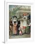 Traditional Costumes of the Strasbourg Region, c. 1870-80-null-Framed Giclee Print