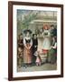 Traditional Costumes of the Strasbourg Region, c. 1870-80-null-Framed Giclee Print