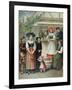 Traditional Costumes of the Strasbourg Region, c. 1870-80-null-Framed Giclee Print