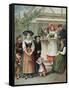 Traditional Costumes of the Strasbourg Region, c. 1870-80-null-Framed Stretched Canvas