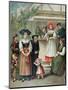 Traditional Costumes of the Strasbourg Region, c. 1870-80-null-Mounted Giclee Print