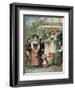 Traditional Costumes of the Strasbourg Region, c. 1870-80-null-Framed Giclee Print